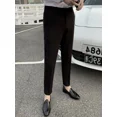thumbnail image 4 of Pantalones de traje de talla grande para hombre, color negro, 9 pantalones cortos de verano para hombre, ropa de trabajo, pantalones de tela, ropa barata, oferta de moda 2024, 4 of 5