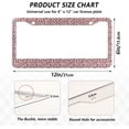 thumbnail image 3 of Coolnut Leopard License Plate Frames 2 Packs,License Plate Covers,Universal Aluminum Tag Frame for Front and Rear Car Tags234 Home Decor, 3 of 7