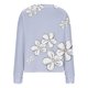 thumbnail image 4 of Cárdigan informal para mujer, chaqueta con botones estampados, abrigo de moda, blusa de poliéster para mujer, 4 of 5