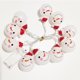 thumbnail image 1 of Luces LED de hadas de muñeco de nieve, luz estelar para jardín, hogar, boda, fiesta de Navidad, funciona con pilas, Metal, blanco cálido Namotu MZQ-1086, 1 of 5