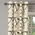 thumbnail image 3 of Ambesonne Grommet Curtain, , 50"x84", Taupe Caramel and Champagne, 3 of 5