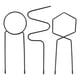 thumbnail image 2 of Enrejado de jardín, 3 piezas de enrejado de hierro para plantas, estacas de soporte para plantas, enrejado para plantas de interior, diseño exquisito, 2 of 12