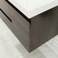 thumbnail image 4 of Angela 48" Wall-Mounted Bathroom Vanity in Grey Oak with White Basin, 4 of 9