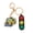 Style 1, variant on School Bus Keychain Bag Charm Bag Pendant Charm Car Keyring Backpack Decors