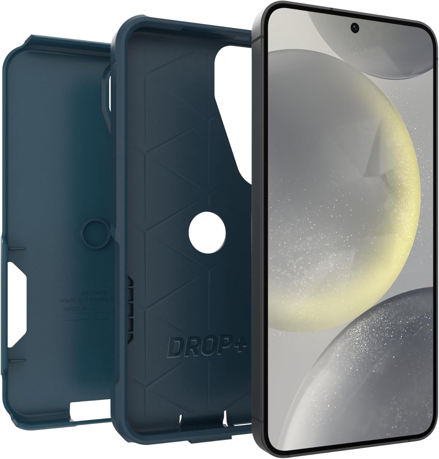 OtterBox Samsung Galaxy S24 (Only) - Commuter Series Case - Don’t Be Blue - Slim & Tough - Pocket-Friendly - with Port Protection - Non-Retail Packaging