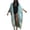 Mint Green, variant on Kilaqueen Womens Swimsuit Coverup Open Front Long Sleeve Cardigan Beach Vacation Loose Fit Flowy Tunic Jacket