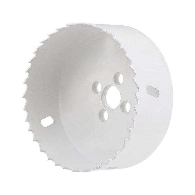 Cortador de perforación de maíz Uxcell de 3-1/2" (89mm) Sierra de agujero Bi-Metal HSS M42 Blanca