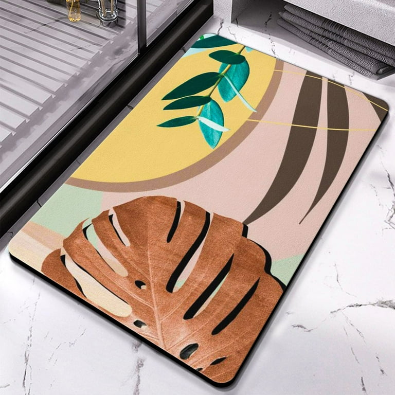 Monstera Rug Kitchen Rugs Green Tropical Design Non-Slip Soft Leaves  Kitchen Mats Bath Rug Runner Doormats Carpet for Home Decor - Walmart.com