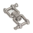 thumbnail image 1 of Grillete de doble mandíbula NikouMX anillo conector de anclaje de acero inoxidable 304, 1 of 8