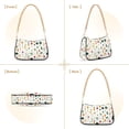 thumbnail image 7 of FORMRS Womens Shoulder Bag with Chain Strap Clutch Purse Cute Tote Handbag, Beige Vegetables Pattern, 7 of 7
