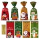 thumbnail image 1 of 25/50/100 piezas Bolsas de dulces navideños Decoraciones navideñas 2023 Bolsa de regalo de Papá Noel Bolsas de regalo de Navidad Bolsa de embalaje de galletas navideñas, 1 of 5