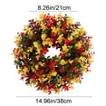 thumbnail image 3 of Tailgating karymi Christmas Wreath Christmas Decoration Door Hanging Wall Hanging Rattan Wreath Window Display Prop Mall Scene Setting Gift Kids Christmas Gifts Tailgating Limited Time Deal, 3 of 8