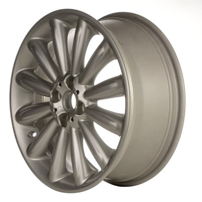 KAI 17 X 7 Reconditioned OEM Aluminum Alloy Wheel, All Painted Silver, Fits 2010-2013 Mini Cooper Clubman