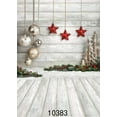 thumbnail image 2 of ABPHOTO 5x7ft Merry Christmas Backdrop Red Stars String Balls Heavy Snow Xmas Backdrops for Photography Shabby Stripes Wood Floor Happy New Year Photo Background Kids Adults Studio Props 10383, 2 of 3