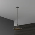 thumbnail image 4 of Dainolite 1 Light Pendant,Aluminum - Matte Black, 4 of 4