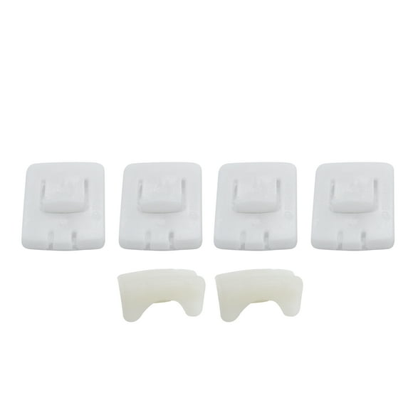 TFixol6PCS Seat Clip Runner Guide Kit Seat Belt Runner Clips Seat Guide Slider Replacement for VW Golf MK1 MK2 MK3 Corrado Scirocco