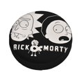 thumbnail image 3 of Cute Cartoon Rick And Morty Spare Tire Cover Wheel Protectors For Trailer Rv Suv Truck Camper Travel Fits For Tire Diameter 17 Inch, 3 of 7