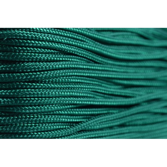 95 Cord - Kelly Green - Type 1 Cord - 100 Feet on Plastic Winder - Bored Paracord Brand