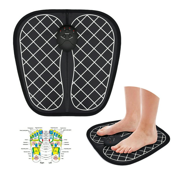 Masajeador De Pies Electrico Automatico Ems Maquina De Masaje De Pies Cojin De Masaje Electrico Portatil Plegable Entrenador De Pies Para Hombre Y Mujer Monstrate AF001058 02 Walmart en linea
