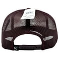 thumbnail image 3 of Hurley Men's Trucker Hat Sommerset High Crown Mesh Snapback Cap (Burgundy/Beige), 3 of 4