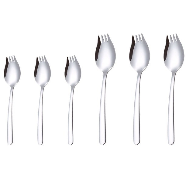 Tenedores De Ensalada Oneida Kennett Square 6 1/4 Pulgadas - Lote De 6 En Acero Inoxidable Con Brillo Elegante