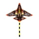 thumbnail image 2 of Kite Avión Forma Portátil Individual Línea Al Aire Libre Cometas Volando Niños Adultos Juguete Vidrio Acero Acero Poliéster Tela Mosca Juguetes Gris 1.4x2m Guardurnaity FN009788-06, 2 of 7