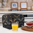 thumbnail image 5 of Toaster Covers 2 Slice, Tribal Style Raccoon Waterproof Bread Machine Cover Fits for Standard 2 Slice Toasters, Home Decor Toaster Protection with Hanging Rope, 5 of 7