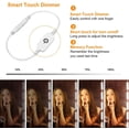 thumbnail image 1 of Led Vanity Mirror Lights - 60 LED Vanity Make Up Light, Ultra Bright White LED Mirror Lights with Dimmable Touch Control for Makeup Vanity Table & Bathroom Mirror (Mirror Not Include), 1 of 2