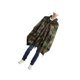 thumbnail image 2 of Yuarrent Chubasquero Unisex senderismo Camping Poncho con capucha impermeable a prueba de viento impermeable Camping ropa impermeable cubierta de lluvia Paraguas de lluvia Camuflaje Yuarrent HA067073-06, 2 of 6
