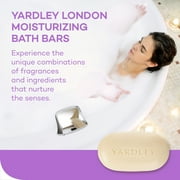 Yardley London Moisturizing Bath Bar, English Lavender, 4 oz, 4 bars
