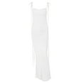 thumbnail image 6 of KOMOO Women Backless Bodycon Dress Sleeveless Halter Long Dress Tie Up Knitted Long Dresses, 6 of 9