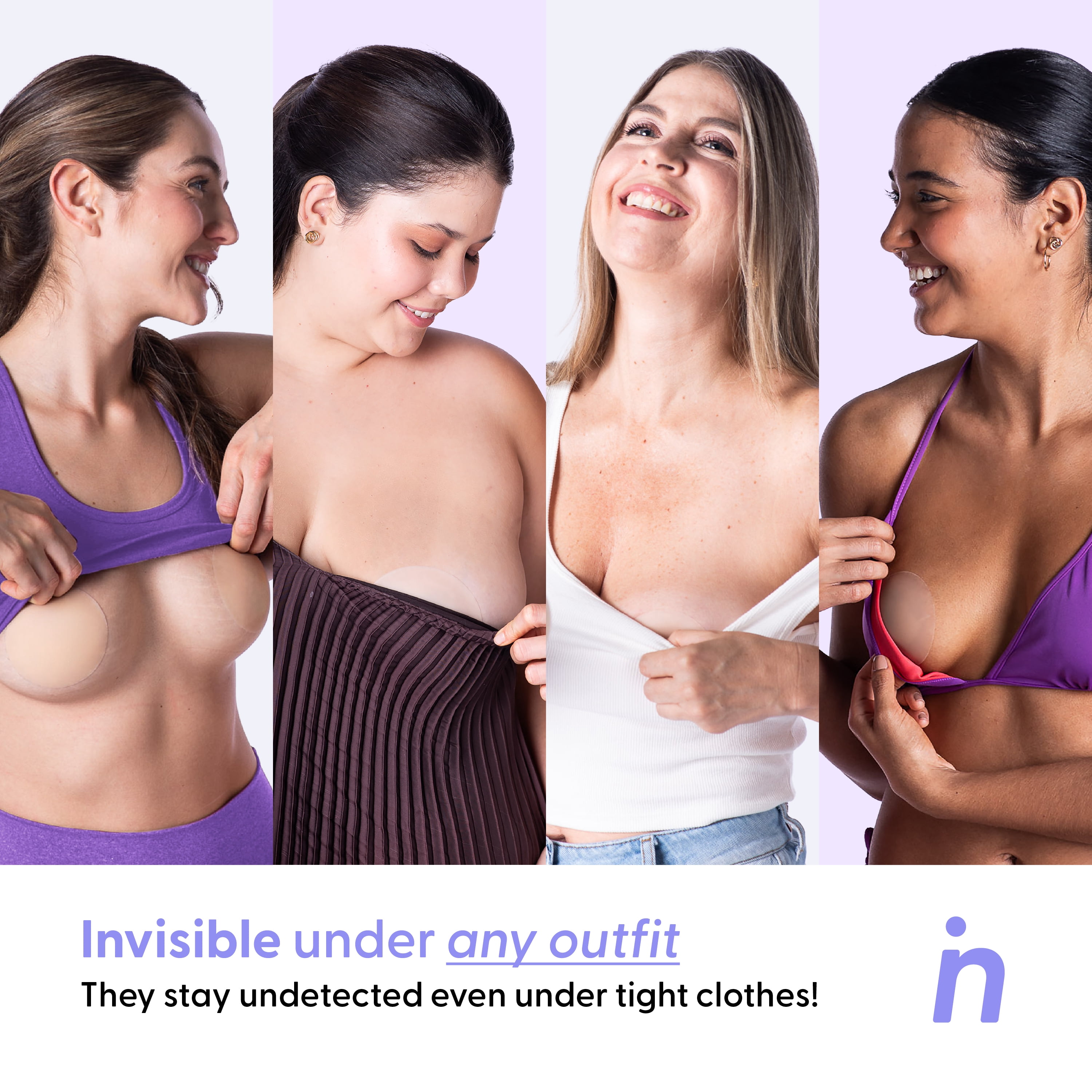 Nipskin Silicone Nipple Covers for Women, Reusable Waterproof Adhesive Pasties, Cappuccino Medium