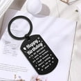 thumbnail image 5 of Brother Birthday Gifts from Brother Sister, Happy Birthday Brother, Young Men Birthday Keychain Decorations, 5 of 5