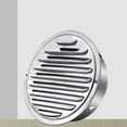 thumbnail image 3 of Rejilla con persiana Cubierta de ventilación Campana de ventilación Rejillas de ventilación de aire de acero inoxidable para techo 100 mm Zulema Rejilla de ventilación de aire, 3 of 7