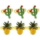 thumbnail image 1 of KAKOWELY 6 servilleteros decorativos con forma de piña y cactus para fiestas hawaianas., 1 of 5