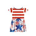 thumbnail image 3 of Abcomgle Girls Summer Dress Size 14-16 Stars Striped Graphic 4th Of July Dresses Casual A-Line Fly Sleeve Skateres Cute Fashion 4th Of July Sundresses 4-5 Years,Blue, 3 of 5