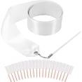 thumbnail image 1 of SUTENGDA 50PCS White Dance Ribbons Praise Dance Streamers Bulk Party Favors for Kids Rhythmic Gymnastics Party Streamers Decoration  Kids Ribbon Silks Sticks Wands, 1 of 6