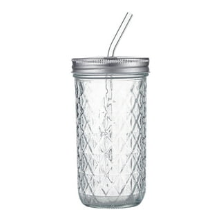 MOVNO Smoothie Mason Jar Cups with Lid And Straw, 22 oz Pack of 4 Reusable  Boba Tea Drinking Jars Cu…See more MOVNO Smoothie Mason Jar Cups with Lid