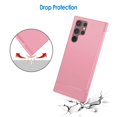 thumbnail image 6 of JETech Slim Fit Case for Samsung Galaxy S22 Ultra 5G 6.8-Inch, Thin Phone Cover with Shock-Absorption and Carbon Fiber Design (Pink), 6 of 7