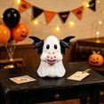 thumbnail image 4 of Halloween White Ghost Figurine,Cute Halloween Decorations Statue for Home Desk Living Room Bedroom Office and Holiday Party Desktop Ornament, 4 of 6
