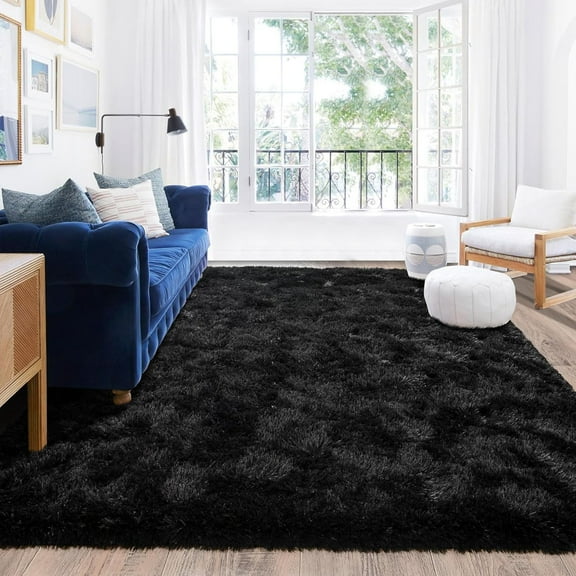 8x10 Soft Shag Rug for Living Room, Non-Slip Plush Carpet for Bedroom Kids Room Home Decor