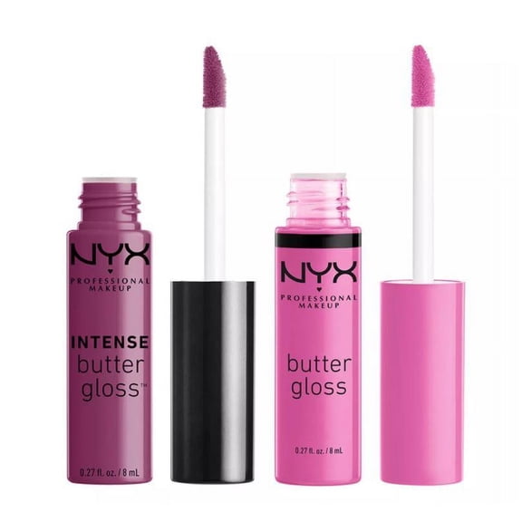 NYX Professional Makeup Butter Lip Gloss Duo - 2pk/0.54 fl oz Toasted Marshmallow & Sorbae