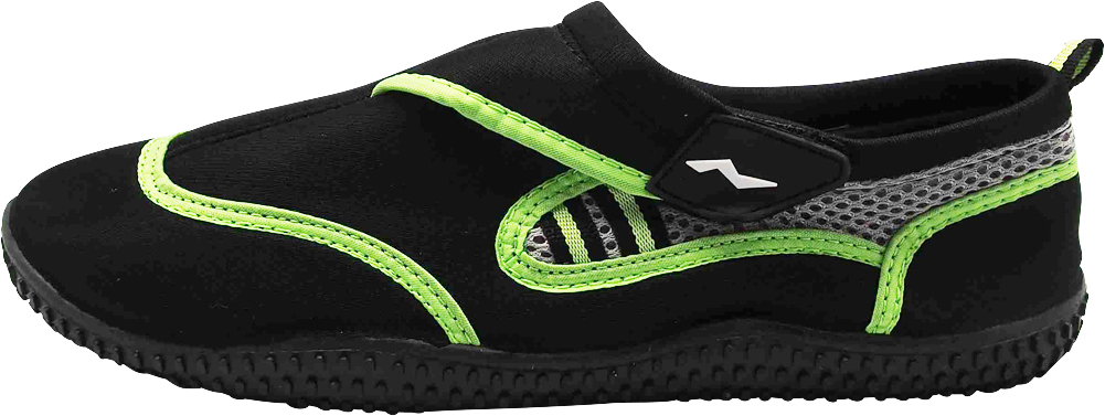 NORTY Mens Water Shoes Adult Male Aqua Socks Black Lime 8 - Runs 1 Size Small - image 2 of 7