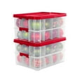 thumbnail image 6 of Sterilite 24 Compartment Stack and Carry Christmas Ornament Storage Box (8 Pack), 6 of 9