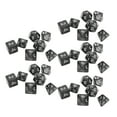 thumbnail image 3 of Juego de dados de plástico Bling Bling 35 piezas poliédricos negro, 3 of 12