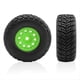 thumbnail image 5 of 4 Piezas Llantas con Neumáticos para ARRMA 1/14 Mini MOJAVE GROM RC, Piezas de Actualización, Accesorios, Color Verde., 5 of 6