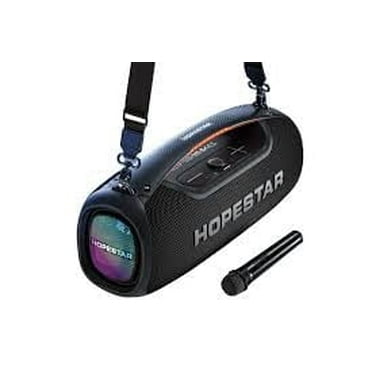 Hopestar 100W Wireless Bluetooth Speaker with Microphone & Carry Handle, Portable, Powerful Sound