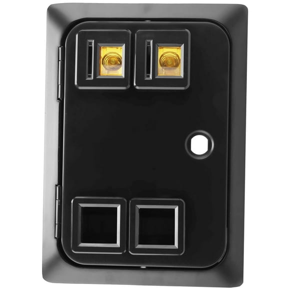 FYBTO Arcade Game Machine Two Entry Coin Door 2-SLOT Coin Door for Pinball Game Machine-0719
