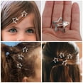 thumbnail image 3 of Clips de cabello en forma de estrella de 30 piezas Snap Catechenpins lindos clips de cabello de estrella Herramientas para el cabello para mujeres, 3 of 6