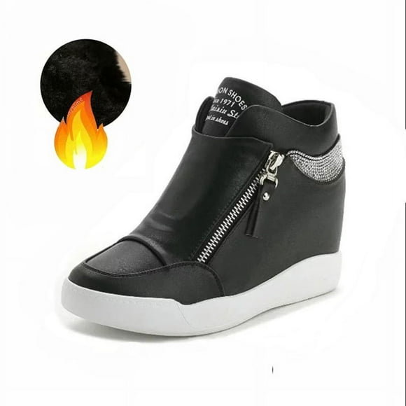 White Shoes Women‘s Inner Height Increasing Women‘s Shoes Sneakers Casual Platform High Heels Women‘s Summer New High  Shoes